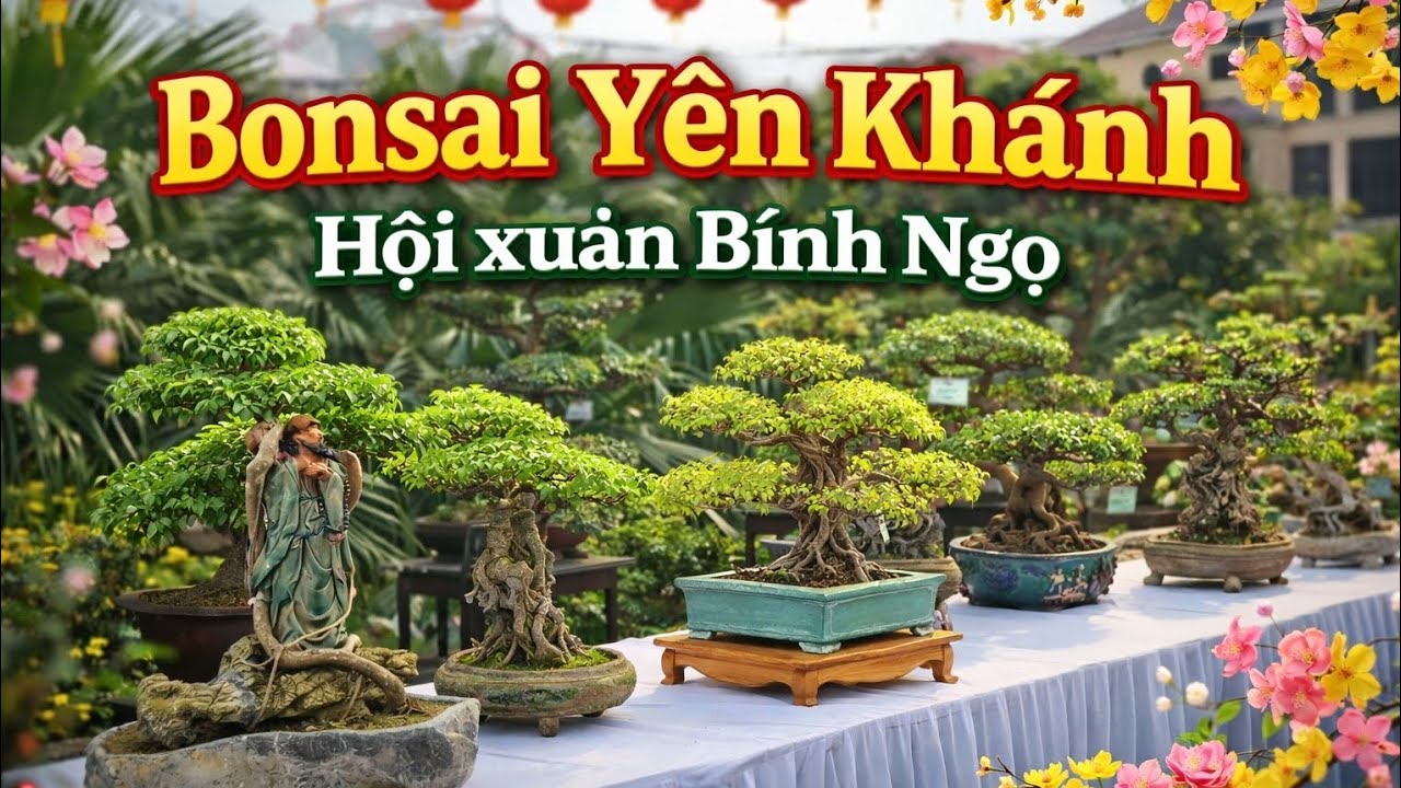 Bonsai Yên Khánh  tưng bừng khai hội hoa xuân những tác phẩm đặc sắc#bonsaimini Mr Chấn 0916593998
