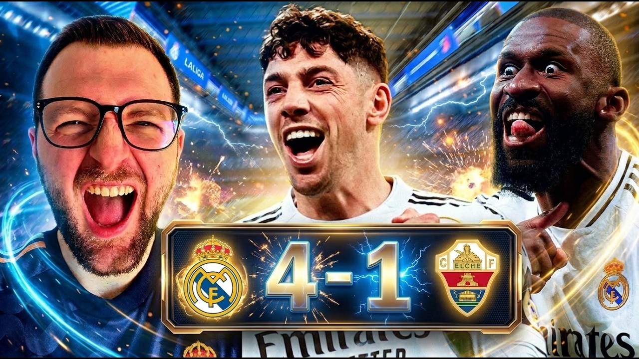 Феде Вальверде — лучший в мире?! 🤫🔥 Реакция на матч «Реал Мадрид» — «Эльче» (4:1)
