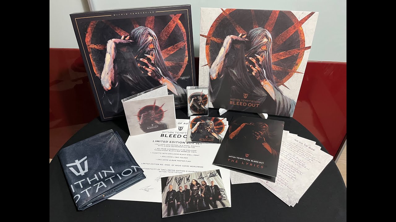 🪄🎁 Within Temptation - Bleed Out Limited to 3000/0108 Box Set Unboxing, Cd, MC, Vinyl and more 🎁🪄
