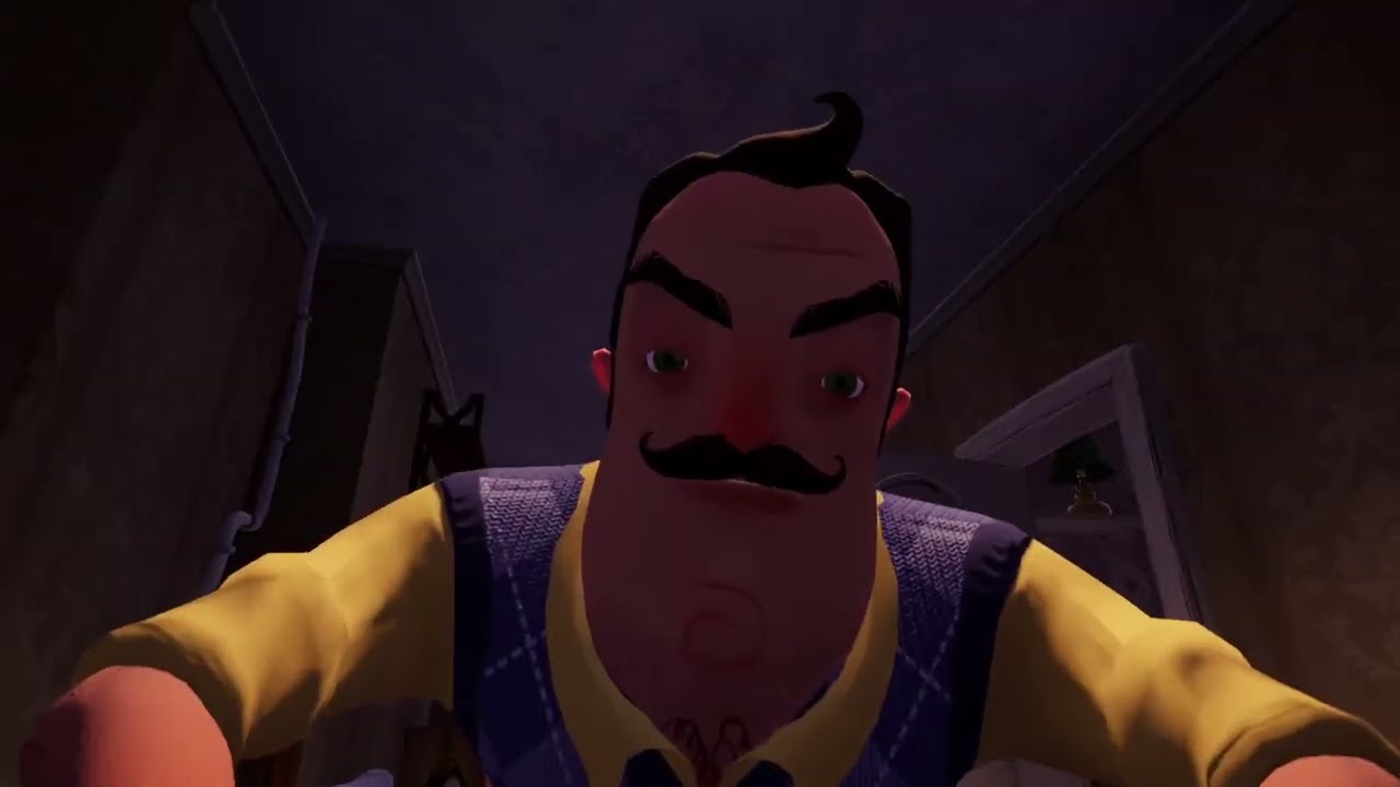 HELLO NEIGHBOR VINTAGE BUT THE NEIGHBOR HAS A VOICE