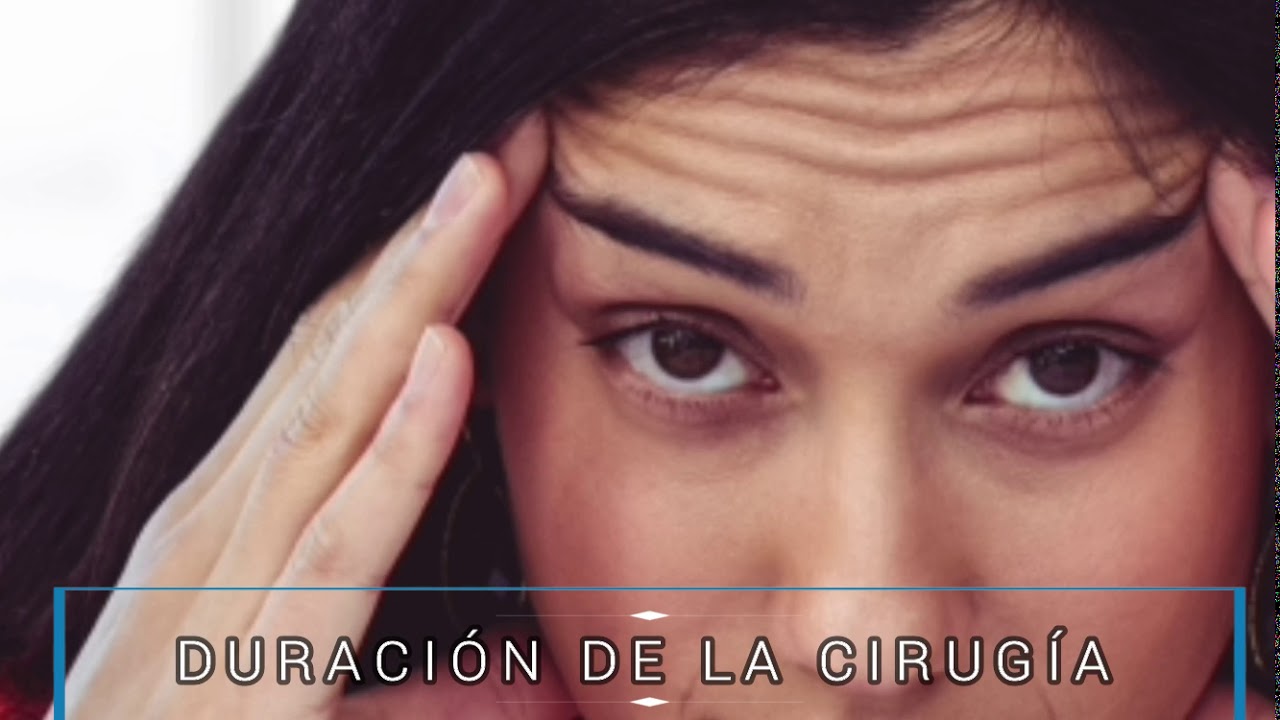 Corrección del ceño fruncido, arrugas a través de la frente y cejas caídas - Dr. Jorge Espinosa