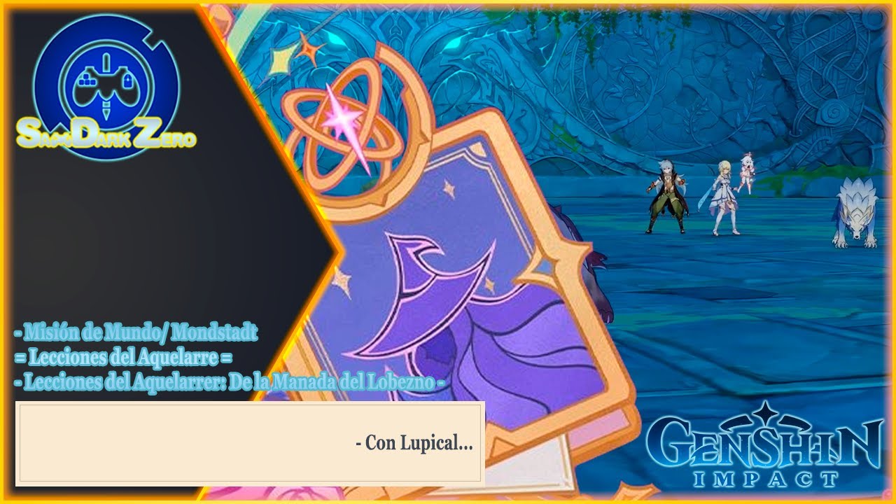 Genshin Impact - Con Lupical... - (Misión de Mundo/ Mondstadt)