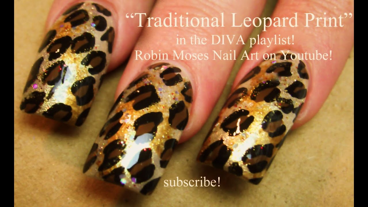 Easy Traditional Leopard Print Nails | Animal DIVA Nail Art Tutorial