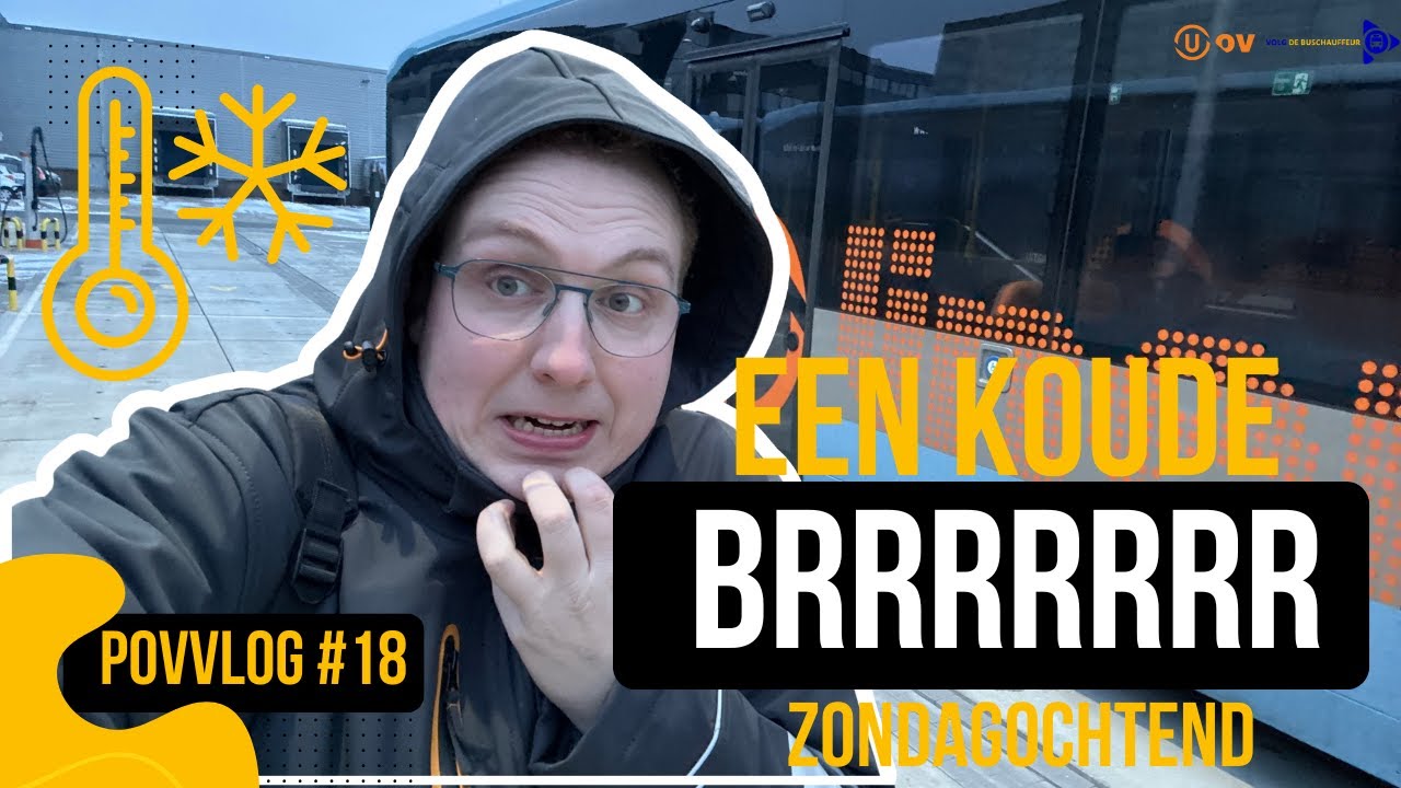 Nieuwe route in Hilversum? Verwarde vrouw? Allemaal op een KOUDE ZONDAGOCHTEND! #povvlog #18