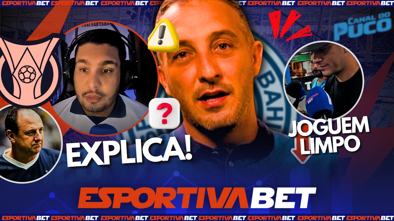 CADU SANTORO PRECISA FALAR: O TORCEDOR DO BAHIA EXIGE RESPOSTAS , NEGLIG&Ecirc;NCIA DE NOVO?