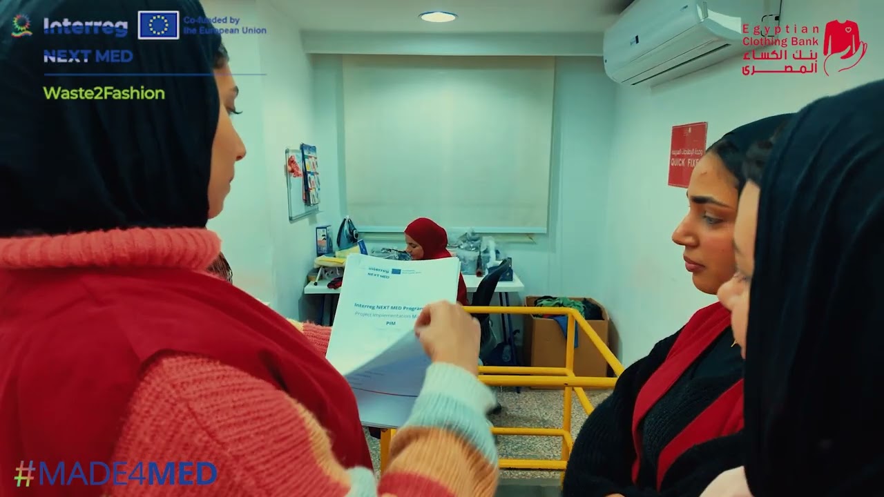 Spreading Awareness from Within: Waste2Fashion Project at the Egyptian Clothing Bank