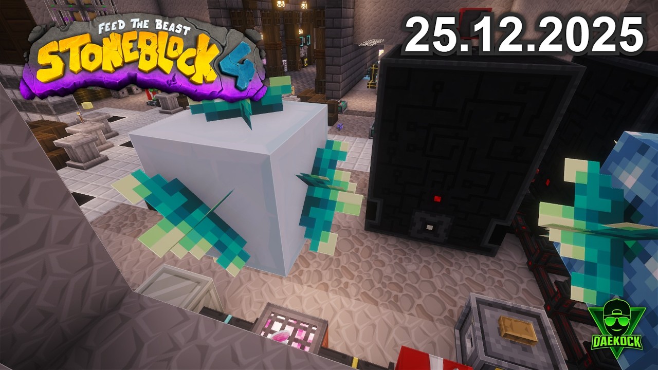 FTB StoneBlock 4 [DE] ⚙️ &ndash; 10k Powaah-Reaktor & Quest-Maschine #FTBStoneBlock4 #Minecraft #Deutsch