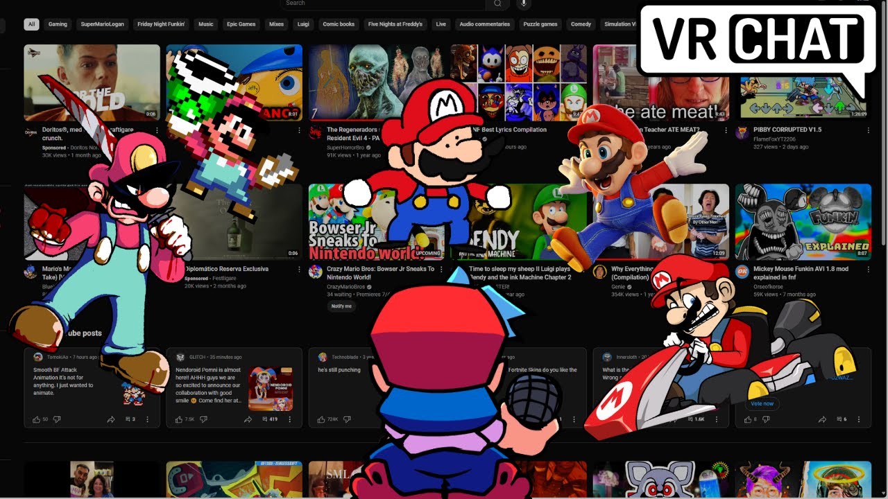friday night funkin mario's madness vrchat episode 4 Content Cosmos