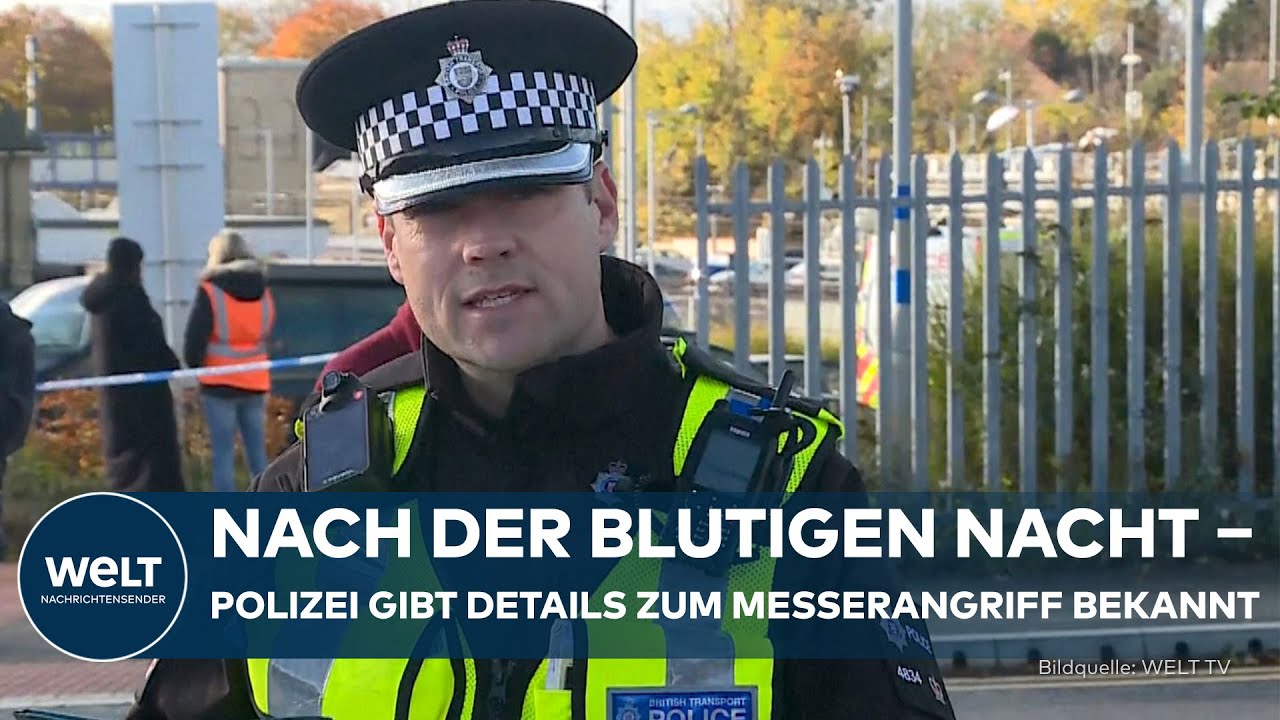 BLUTBAD IM ZUG: Polizei-Statement ‒ Was man &uuml;ber die Messerattacke jetzt wei&szlig; | WELT Dokument