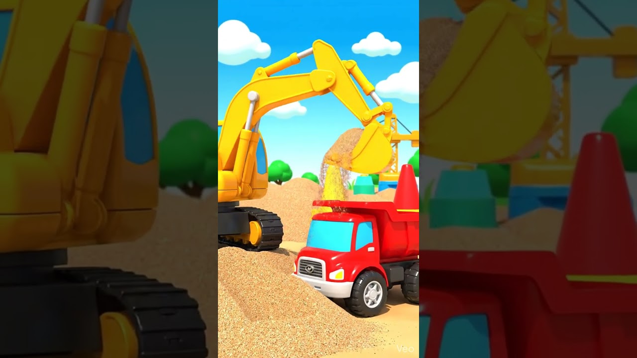 Construction Trucks at Work | Kids Toy Cars TV 