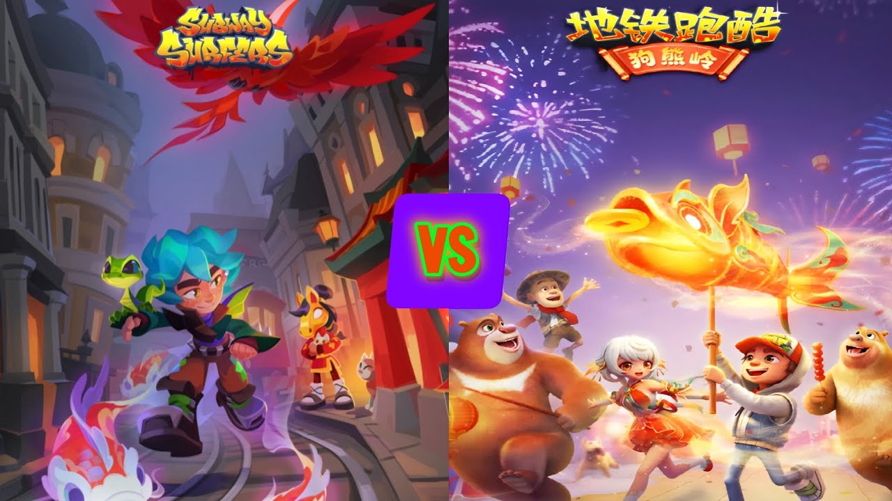 Subway Surfers London Lucky Creatures 2026 & Subway Surfers Chinese Version Bear Ridge 2026 Gameplay