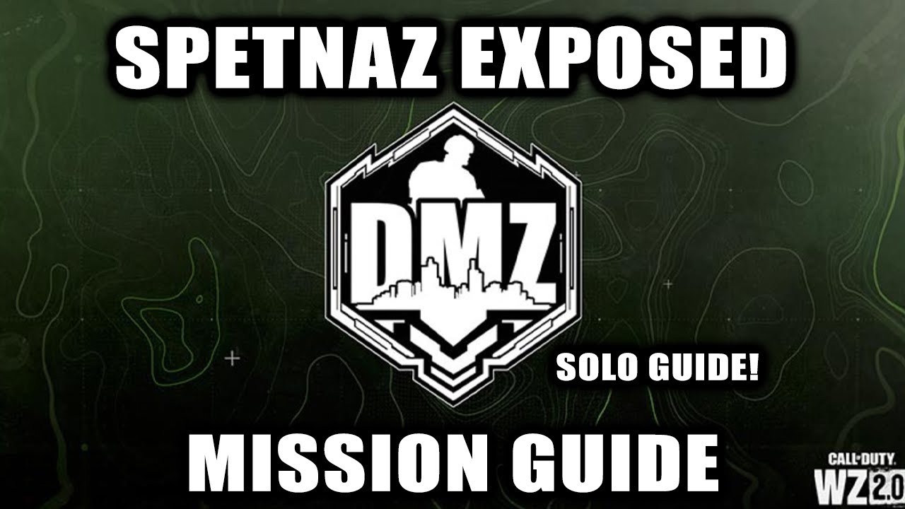 DMZ Spetnaz Exposed Mission Guide! (Solo) Documents & University Dead Drop Location!