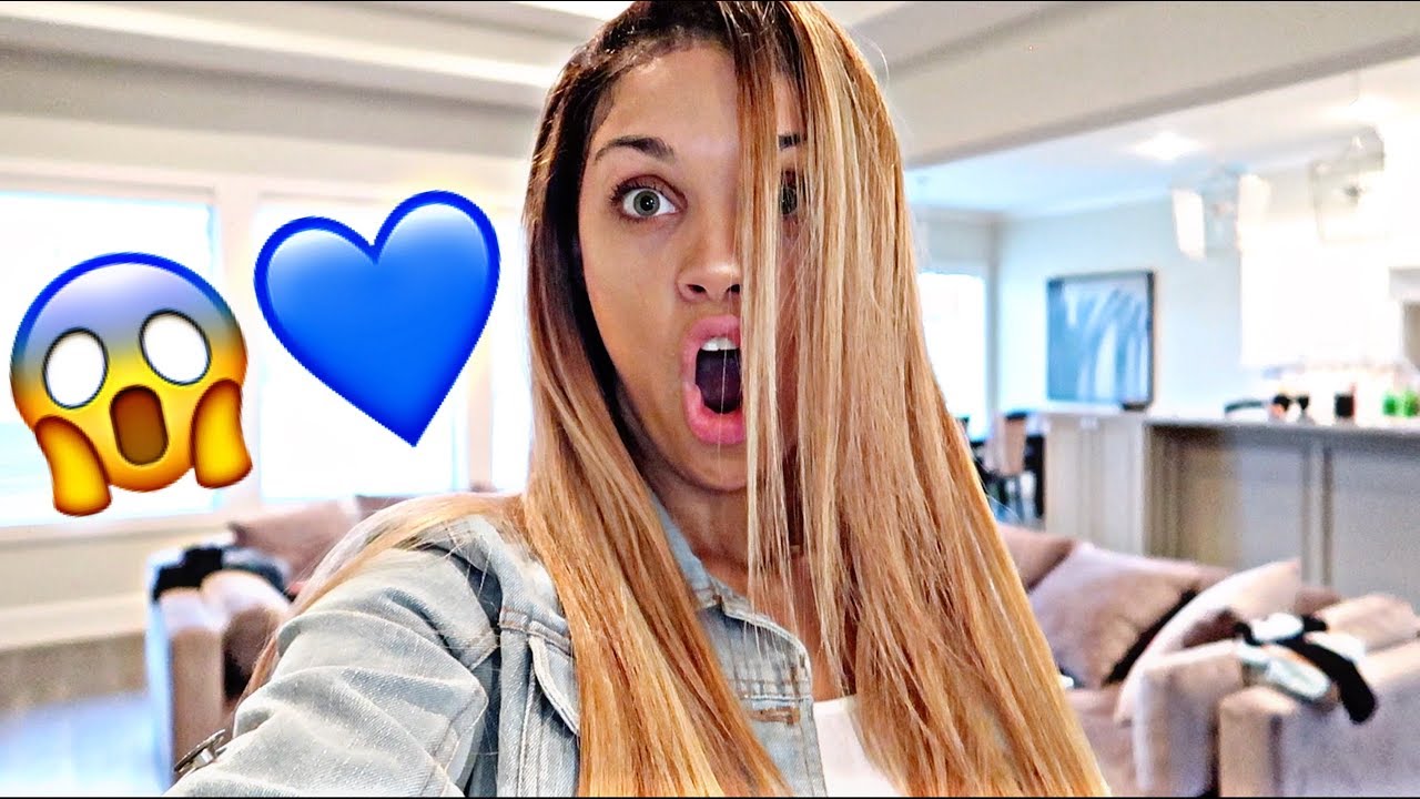 I DYED MY HAIR BLONDE 😱