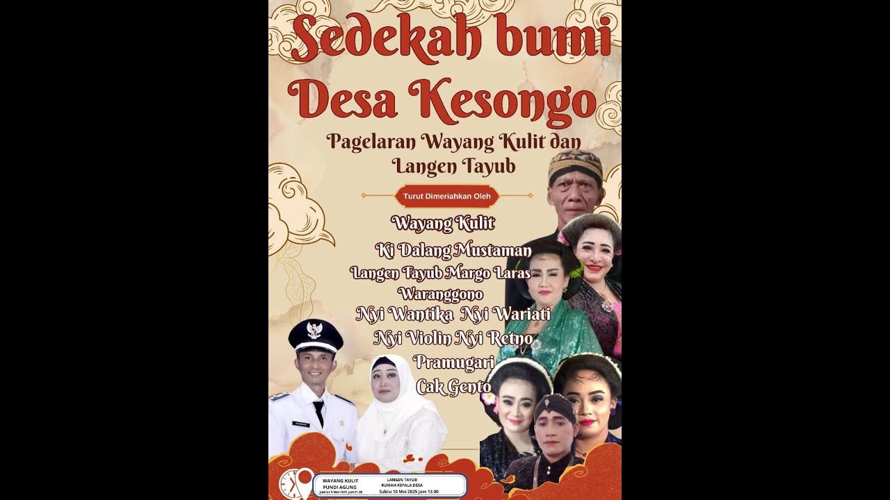 LIVE STREAMING LANGEN TAYUB :: SEDEKAH BUMI :: DESA KESONGO :: MALAM ::