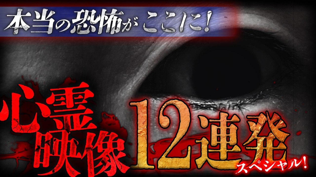 【期間限定公開】本当の恐怖がここに！心霊映像12連発スペシャル！