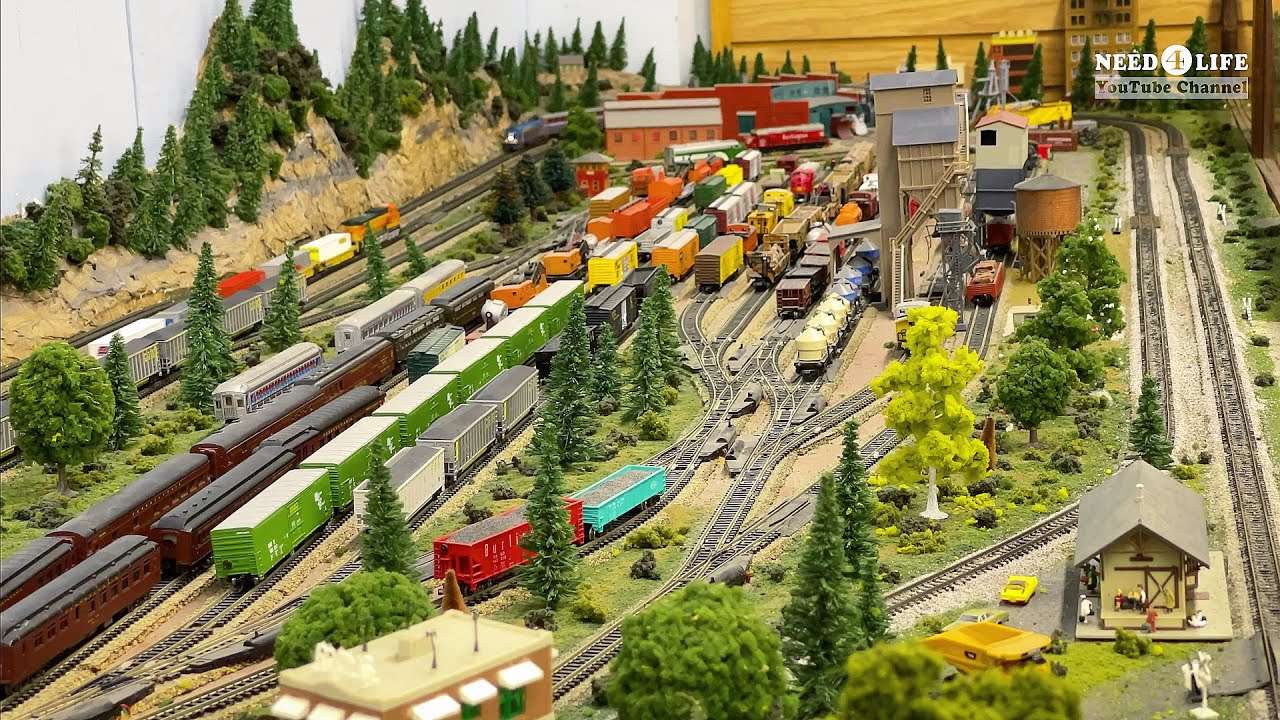 Beautiful Private Model Railroad N Scale Gauge Train Layou at the Crossville Model Railroad Club