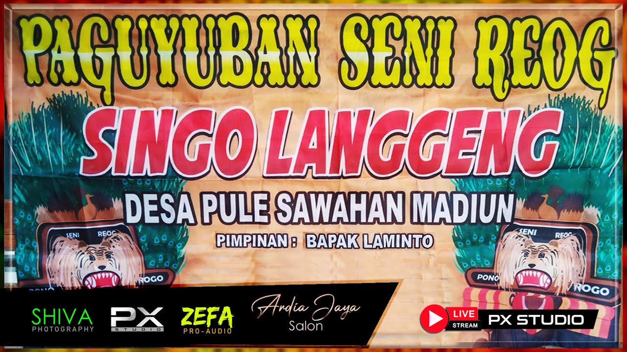 LIVE Paguyuban Seni Reog SINGO LANGGENG Pimp Bpk Laminto | 03.01.2026 | Bogorejo Barat Magetan