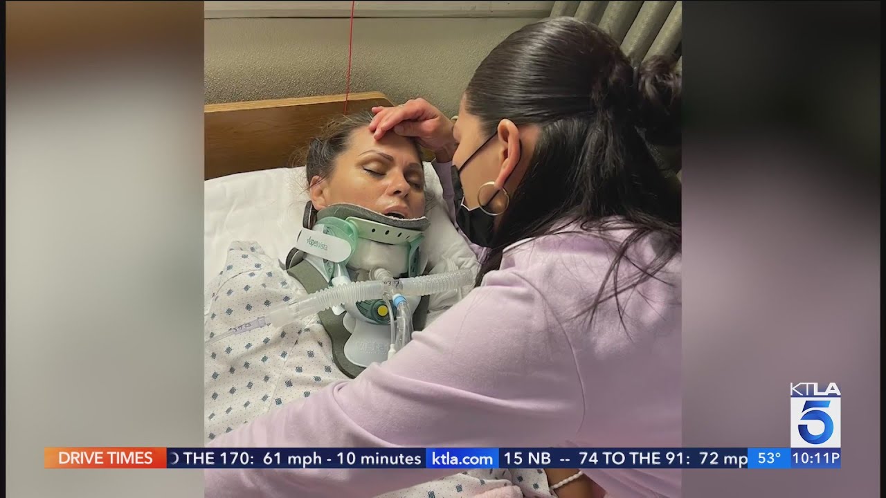 Southern California mother fighting for her life after pursuit suspect crashes into her