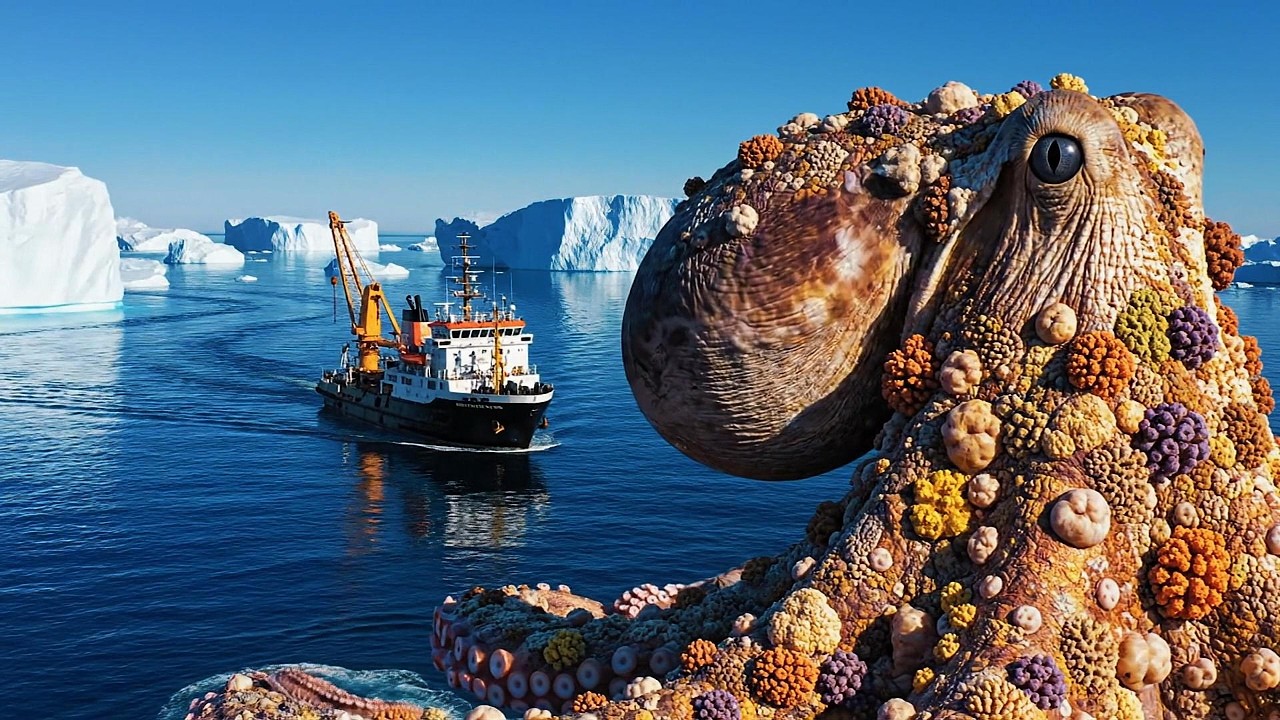 Rescue Team Saves Giant Octopus Trapped in Massive Brain Coral  Incredible Ocean Rescue