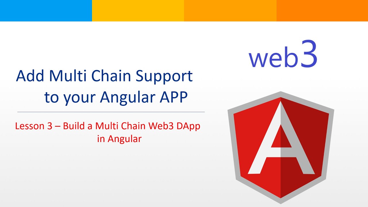 3 - Add Multi chain Support to Angular | Build a multichain Web3 DApp in Angular