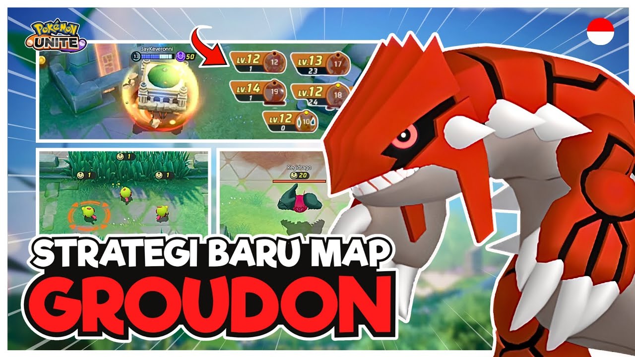 Как играть на карте Гроудон | Pokémon Unite Индонезия