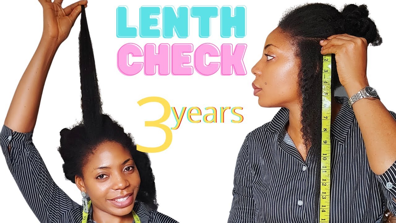 Length Check | 4C/4B Natural hair | 3 Years growth