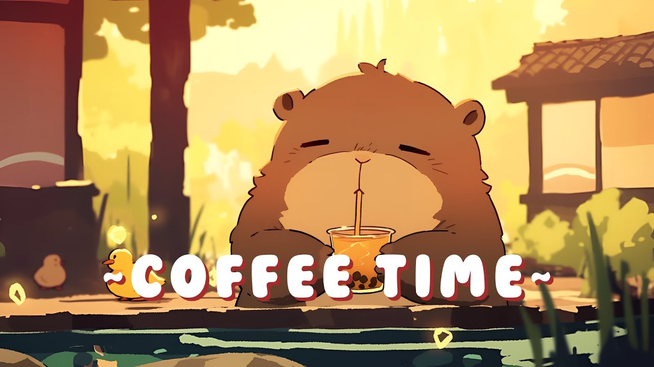 Capybara Lofi Collection | Chill Study Music Mix 🎵 💫