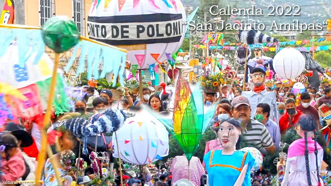 San Jacinto Amilpas 2022 Calenda en Honor a San Jacinto de Polonia Gran Calenda Floral