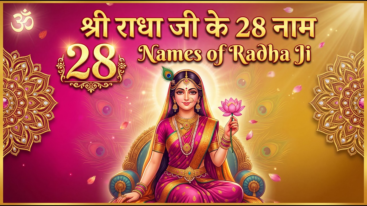 Shri Radha Ji Ke 28 Naam