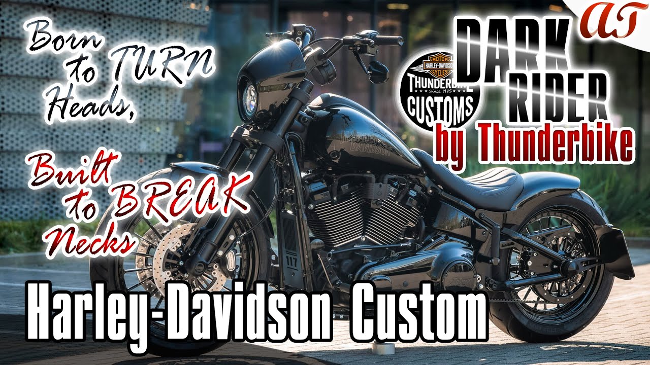 Harley-Davidson LOW RIDER S Custom 2025 года: DARK RIDER * Рожден, чтобы ВСКРУЖАТЬ головы, создан...