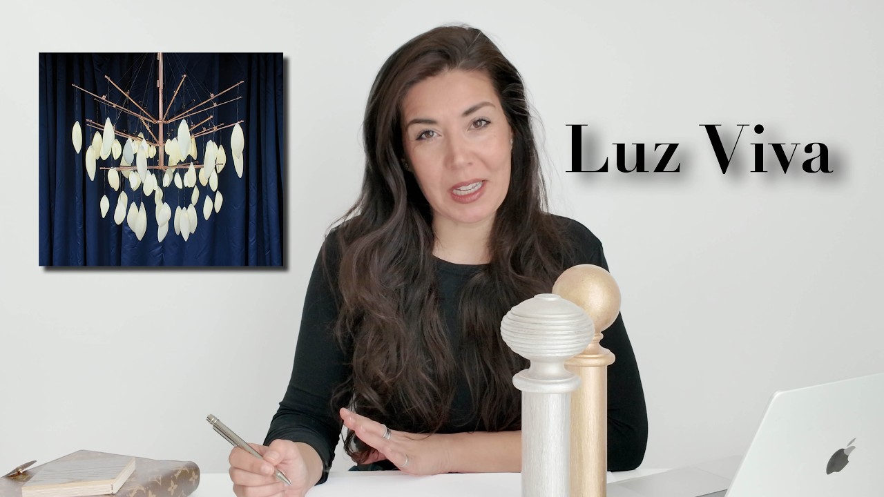 Descubrí una lámpara de porcelana que parece respirar