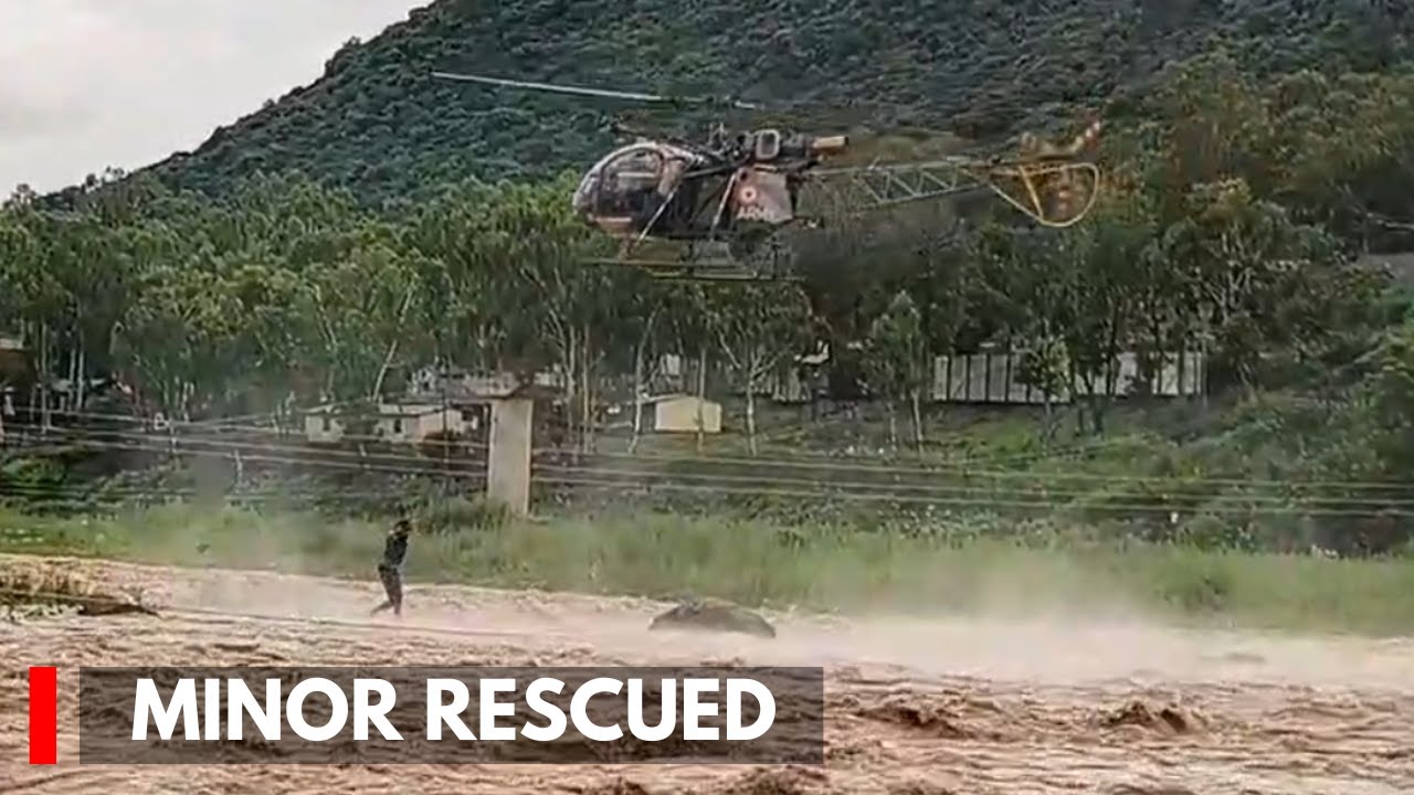 Rajouri: Army Rescues Minor Trapped In Flashflood