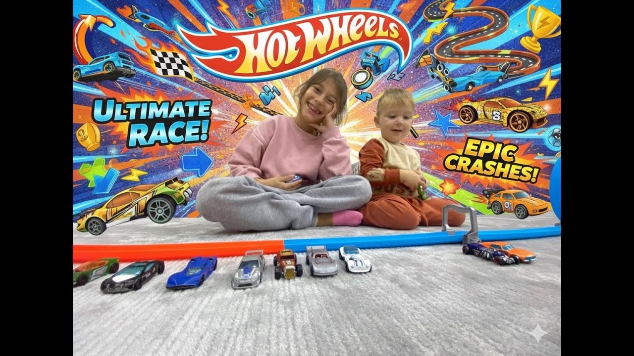 Hot Wheels Süper Çarpışma Pisti! 4M Dev Kapışma – Emre vs Elif / Epic Crash Race