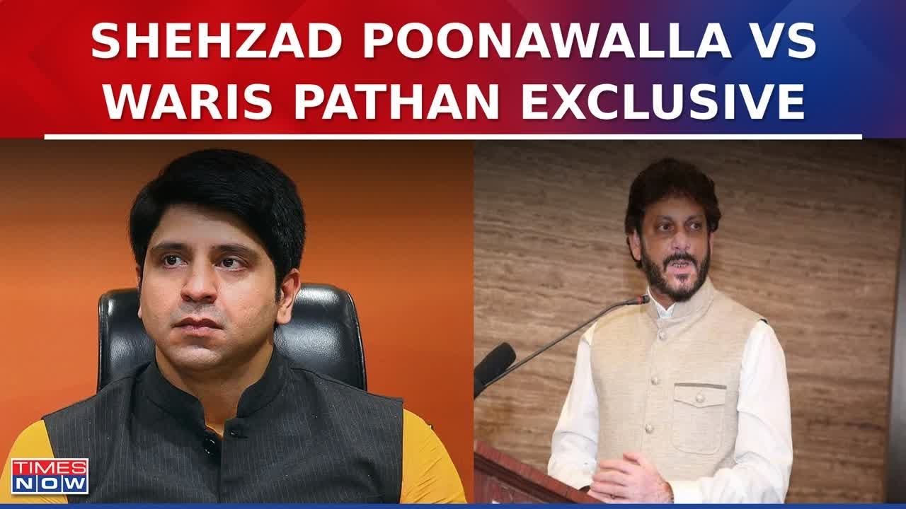 AIMIM's Waris Pathan Vs BJP's Shehzad Poonawalla Exclusive On 'Cong Muslim Appeasement Politics'
