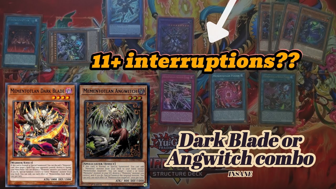1 card  memento combo with dark blade/angwitch! An insane board!