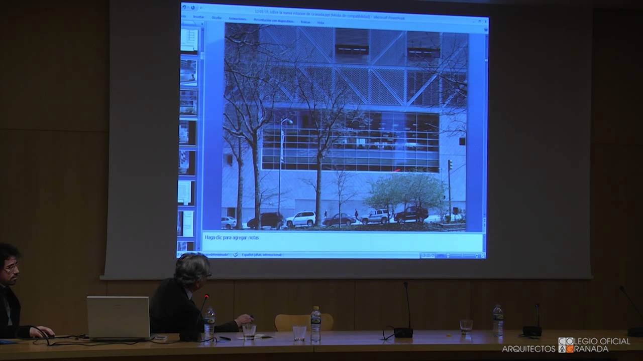 2/4 Conferencia de Rafael Moneo. Colegio Oficial de Arquitectos de Granada