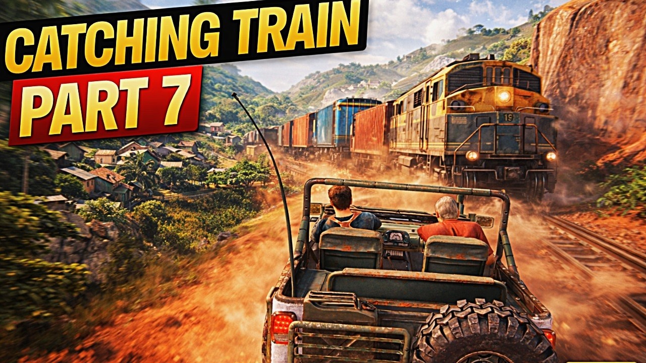 Uncharted 4: A Thief’s End Part 7 – Catching the Train | PC Gameplay 4K HDR | Full Game Walkthrough