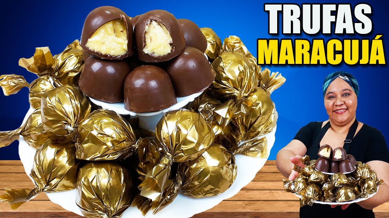 TRUFA de MARACUJÁ -  PASSO a PASSO COMPLETO + DICAS !!