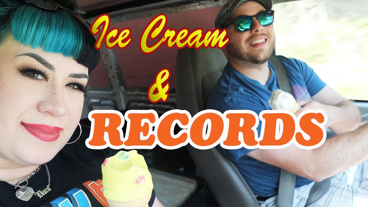 Коллекция виниловых пластинок Ice Cream & Records Classic Rock Pickup Record Hunting LP