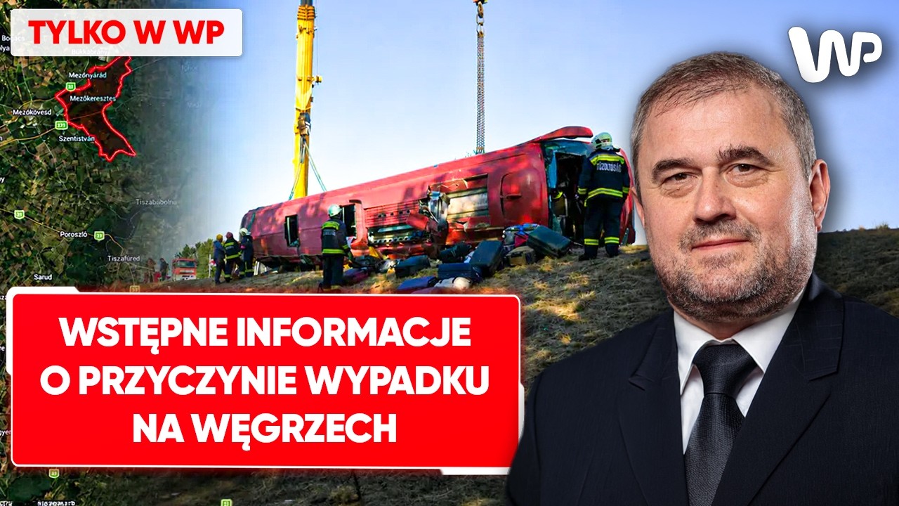 Wypadek polskiego autokaru na Węgrzech. Wiceminister: Pasy powinny być zapięte