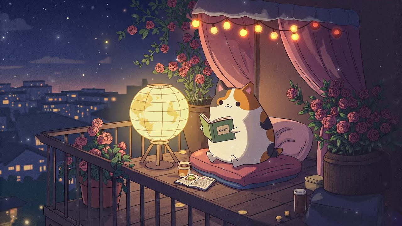 Soft Chill Lofi for Reading 📖 Aesthetic Lofi Vibes with Poo's 🎧 Gentle Lofi Beats to relax / unwind