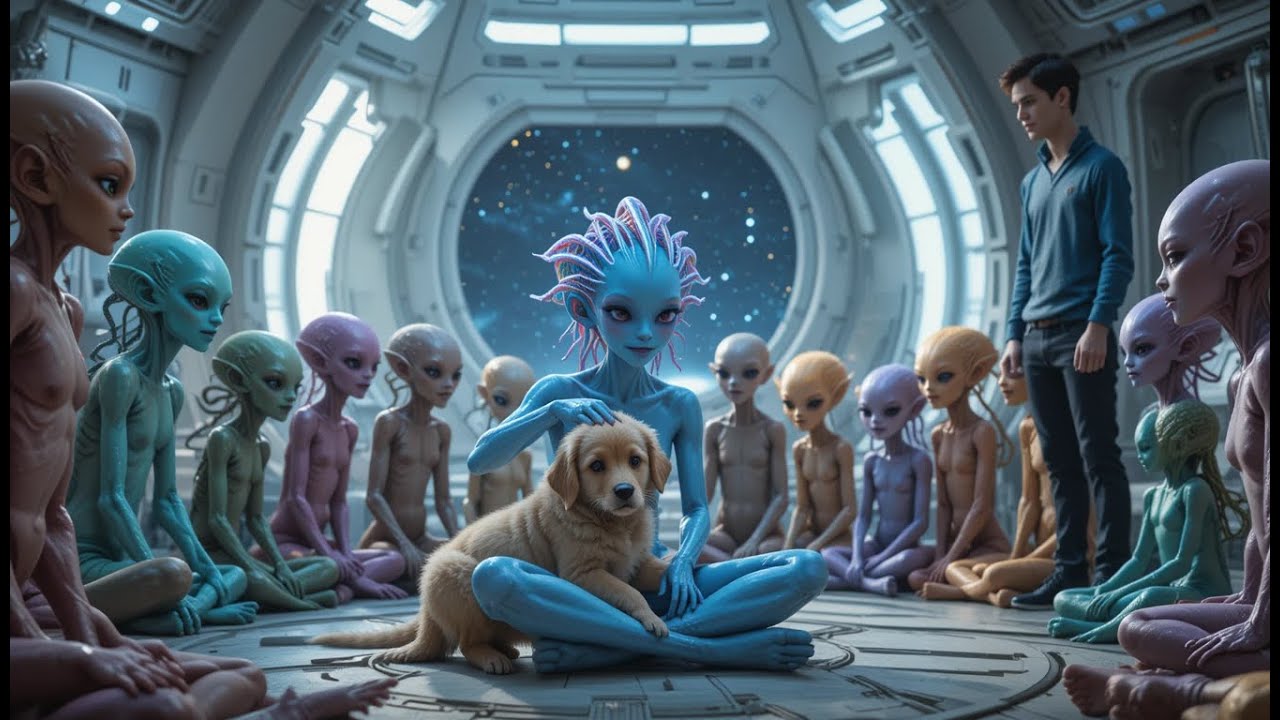 Orphaned Alien Girl Had Severe Social Anxiety—Until a Human Gave Her a Puppy That Changed...