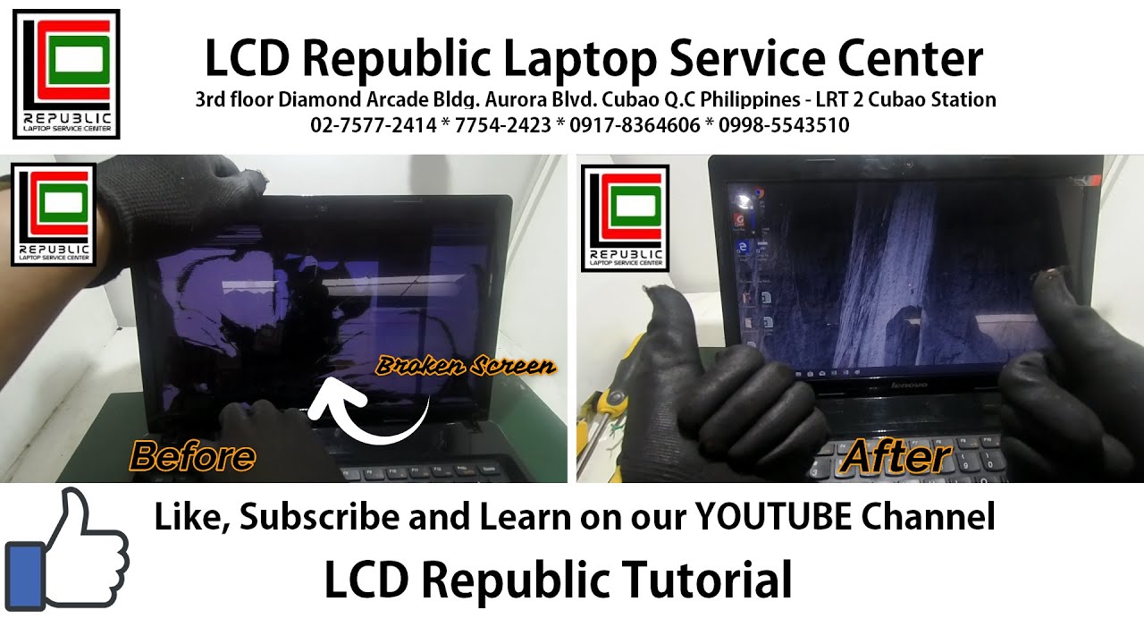 How to Replace Broken Screen of Lenovo Ideapad G480