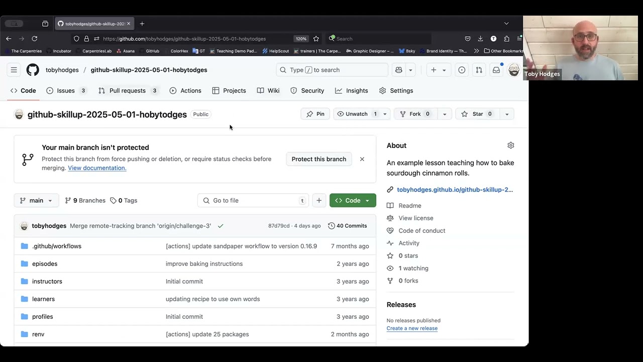 Reviewing Pull Requests on a Carpentries Lesson Repository