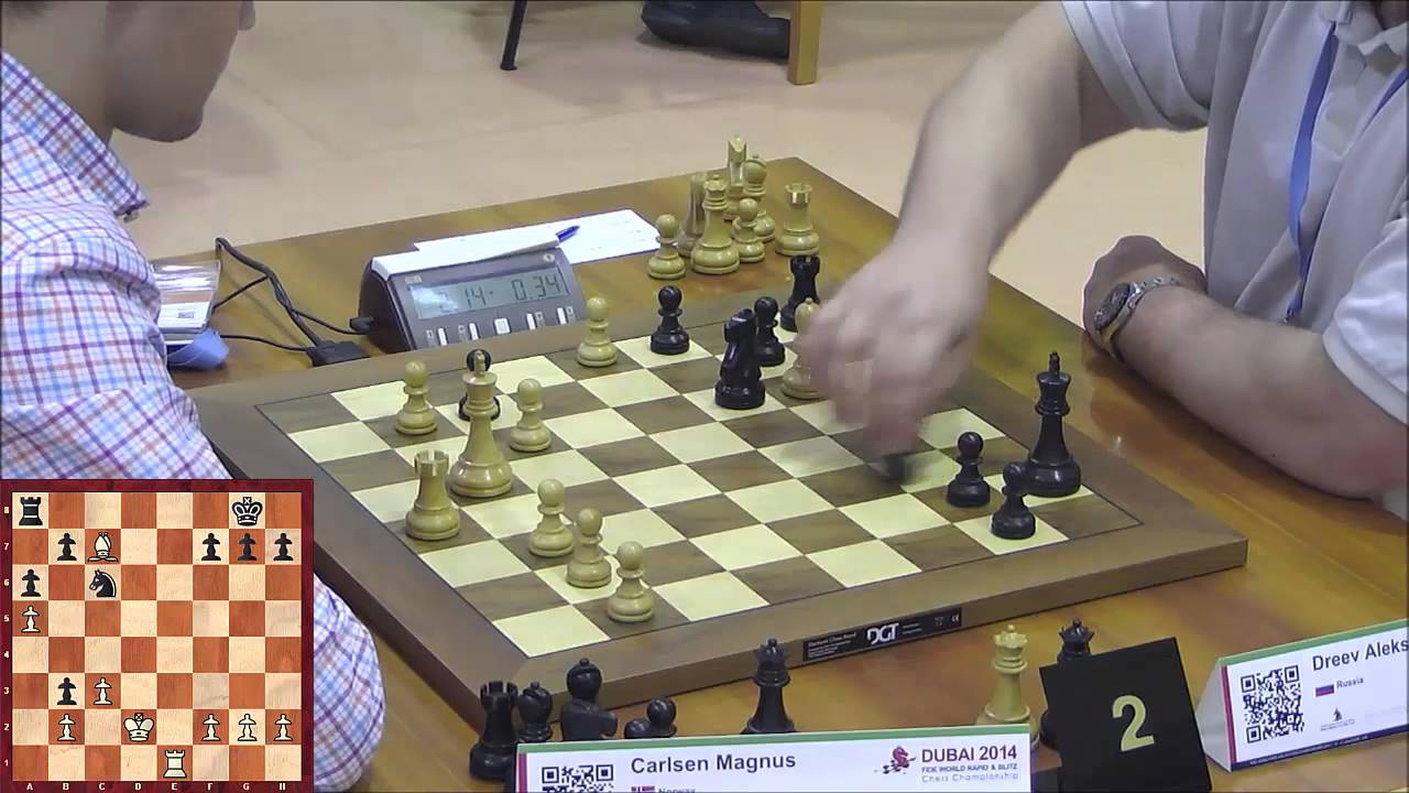 M. Carlsen - A. Dreev. Blitz