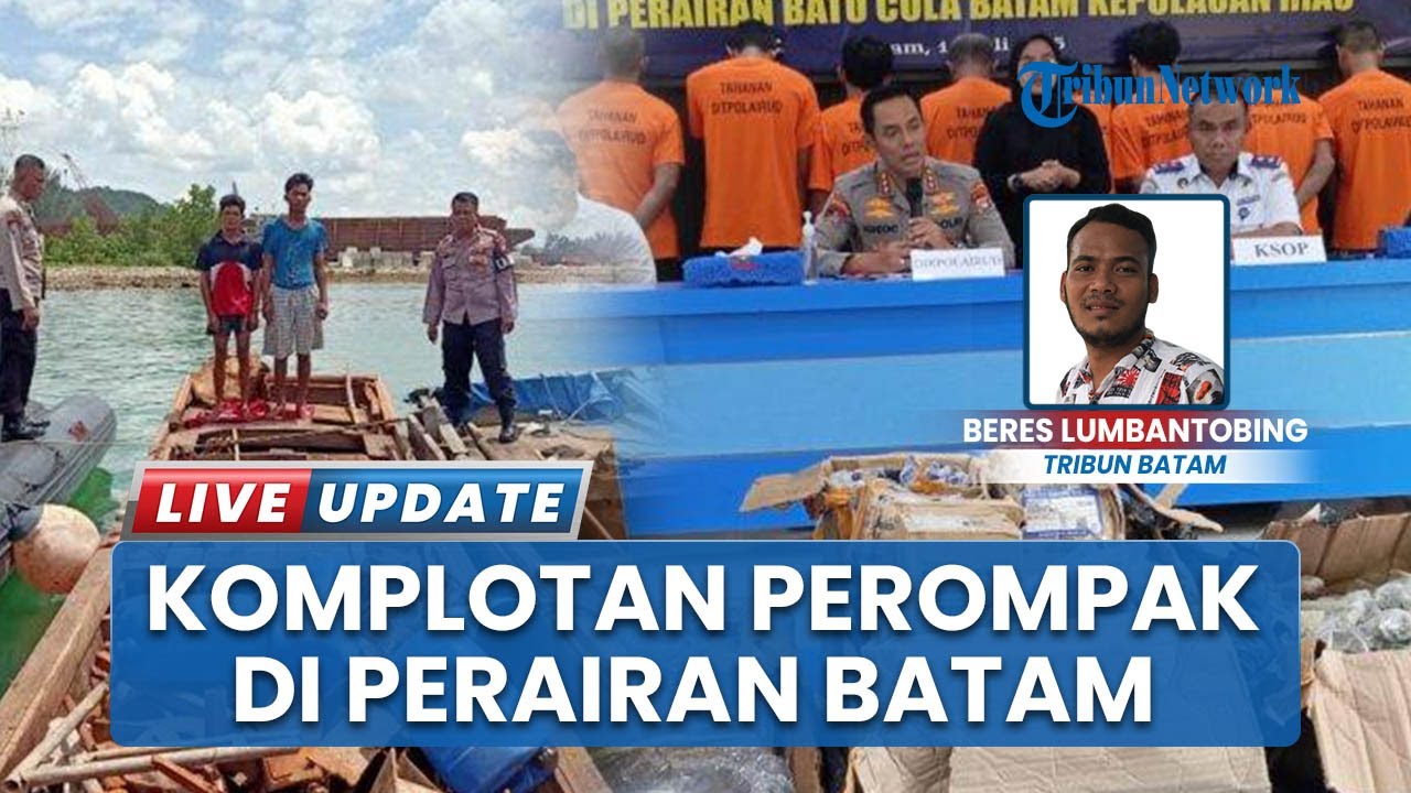 Polda Kepri Ringkus Pasutri Pelaku Perompakan Kapal di Batam dan Sita Barang Hasil Rampasan