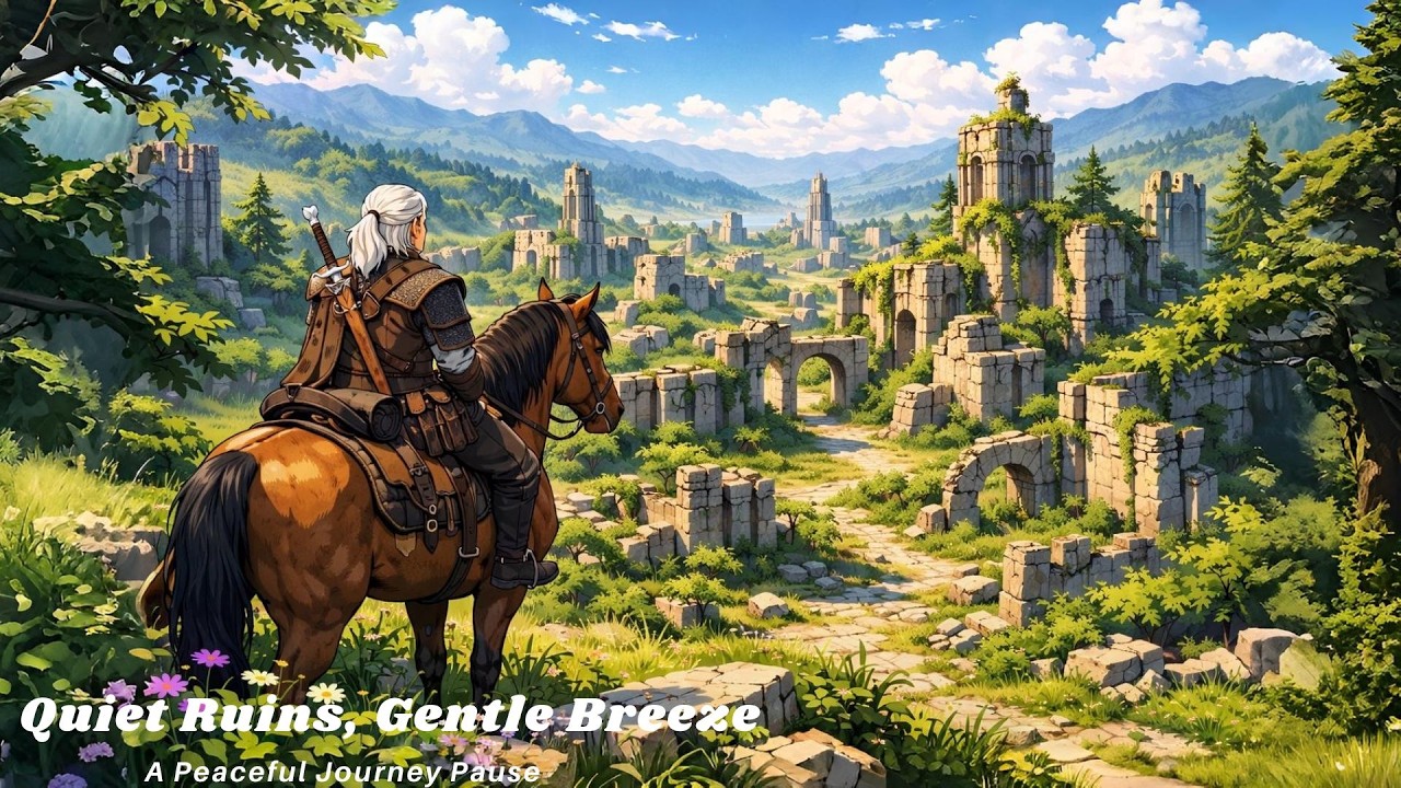 Quiet Ruins, Gentle Breeze | A Peaceful Journey Pause