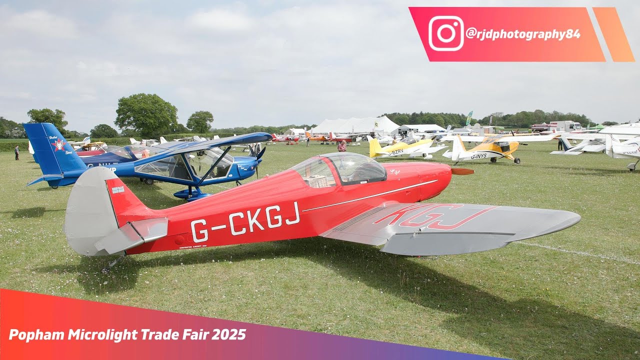 Popham Microlight Trade Fair 2025 (4K)