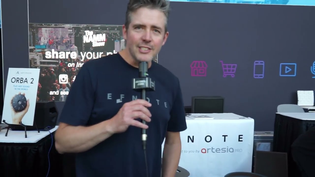 Artesia Pro Efnote Drums Presented by Mike Bedard at NAMM 2022