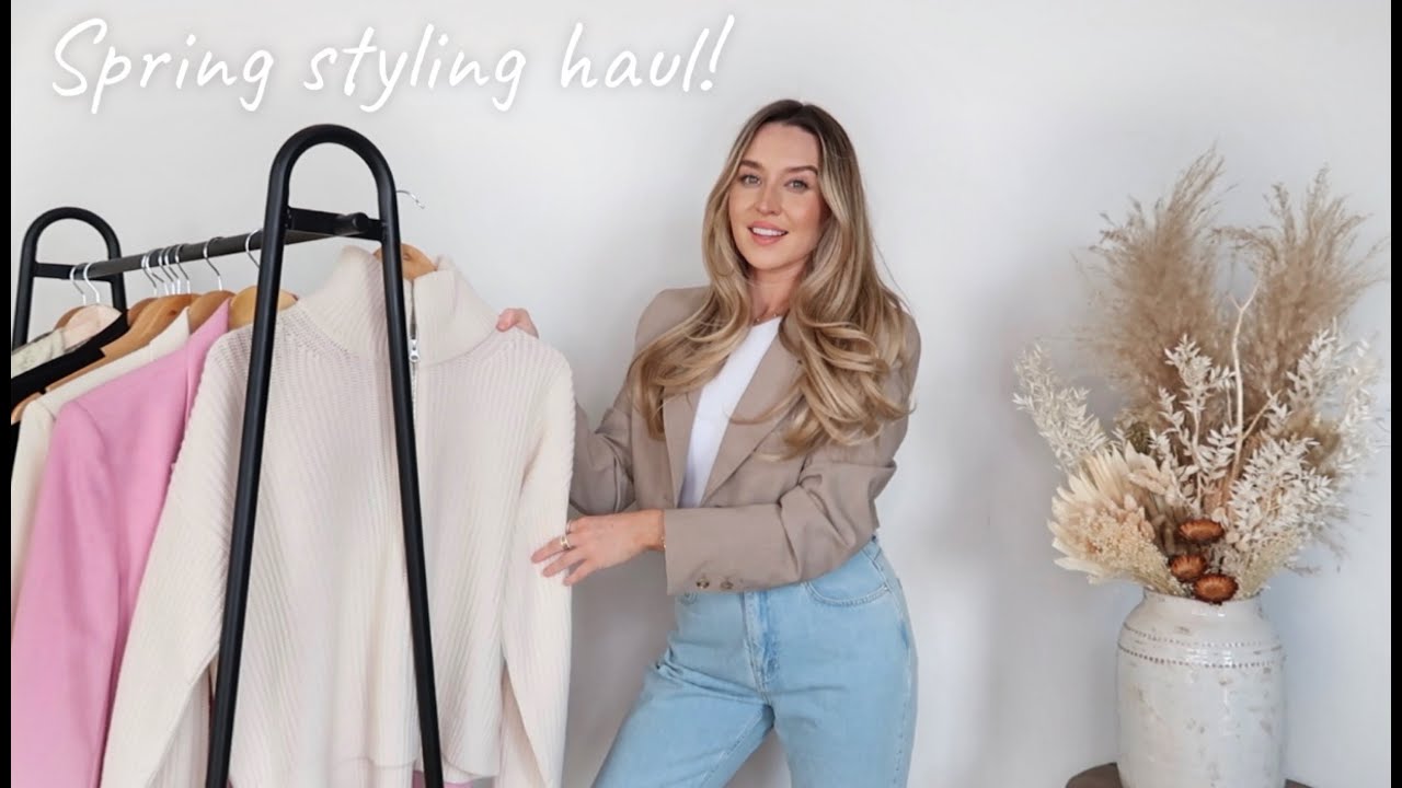 SPRING STYLING HAUL & DESIGNER UNBOXING!! | ad | Freya Killin